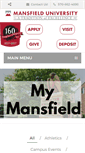 Mobile Screenshot of my.mansfield.edu