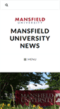 Mobile Screenshot of news.mansfield.edu