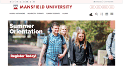 Desktop Screenshot of mansfield.edu